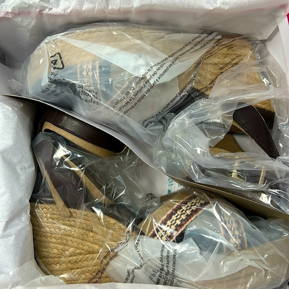 Vince Camuto Women's Fettanas Woven Strap Wedge Sandals Size 9 - Picture 8 of 13